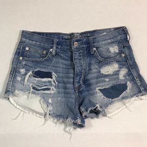 American Eagle Vintage Hi-Rise Festival Shorts
